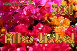 50 Geburtstag: Karten kostenlos drucken