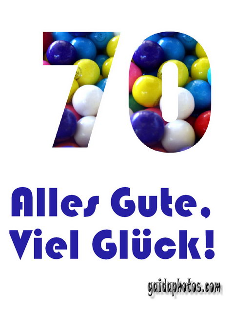 70 Geburtstag Geburtstagskarten